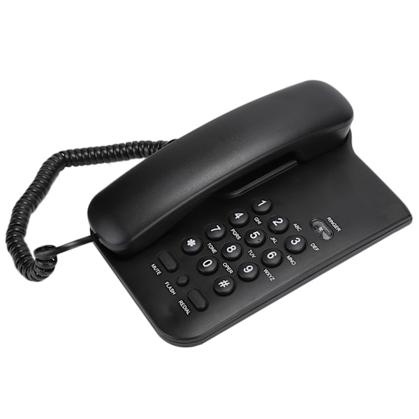 KX T3026CID Hotell Hjemmekontor Engelsk Telefon (Tilfeldig Farge Telefonledning) (Svart)