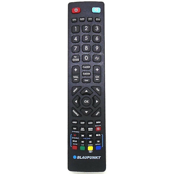 Blaupunkt TV remote control for 39/210i-gb-5b-fhbcup and 50/148z-gb-5b2-fgku - 3D compatible