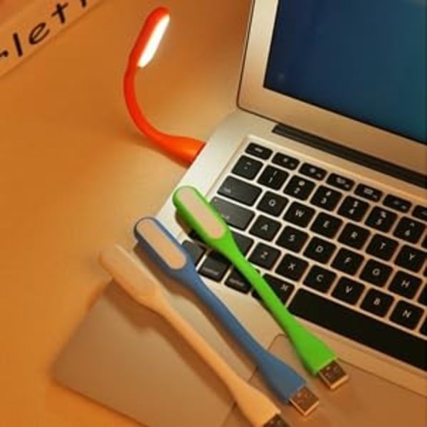 10-pakke fleksible USB LED-lys, mini USB LED-lys, datamaskin