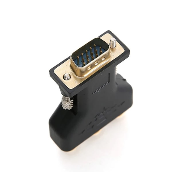 VGA RCA-adapter 3RCA-video hona till HD 15-stifts VGA-omvandlare - hög kvalitet