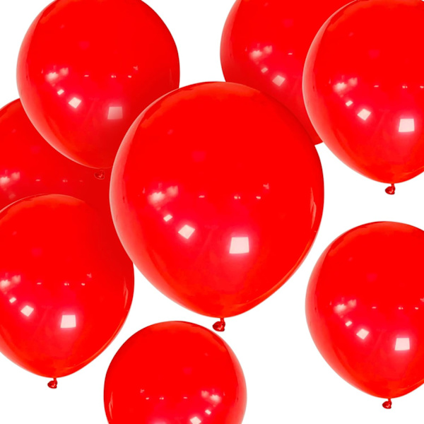 12 tuuman Punaiset Juhlaballongit 50 kpl Vahvat Paksummat Punaiset Helium-Ballongit Ystävänpäivälle, Syntymäpäiville, Häille, Tapahtumien Koristeluun
