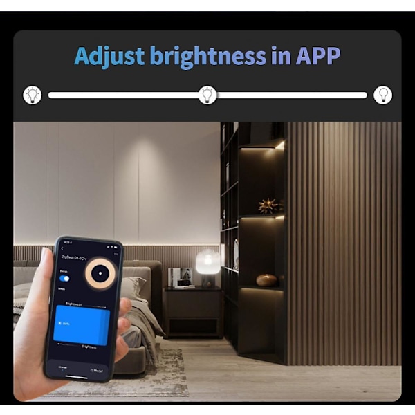Tuya Zigbee 3.0 Smart LED-stripe-kontroller DC5-24V RGB+CCT RGBW RGB CCT Enkeltfarget dimmer Støtte Smart Life APP Stemmestyring