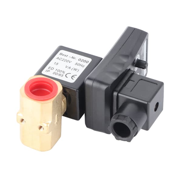 Elektronisk dräneringsventil med timer, tankdränering, elektrisk magnetventil för luftkompressor, delad typ AC220V [qb]