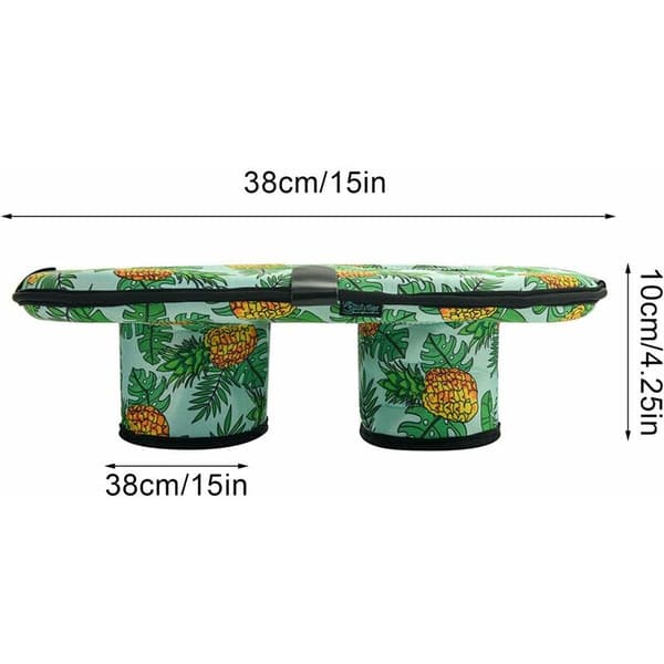 Pool Float, 2-Huls Neopren Pool Drikkeholder, Flydende Pool Drikkeholder - 2-Huls Pool Drikke Float