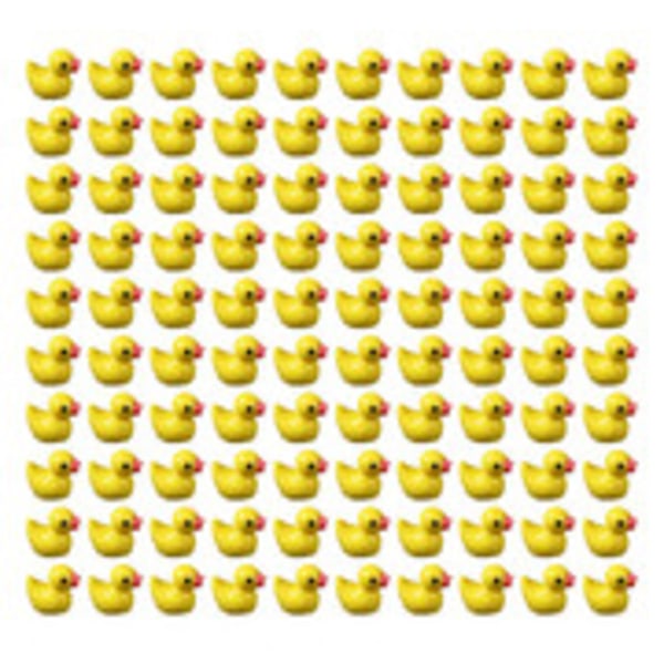 100/200 stk Mini Gummianker Miniatyr Resin Ender Gule Tiny D 200pcs yellow 200pcs