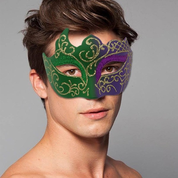 Naamio naamio naisille ja miehille, Venetsian naamio, Halloween, Mardi Gras, naamiaiskostipuku 0.09 8
