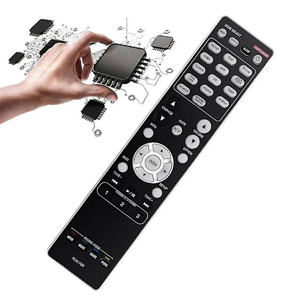 Rc017sr Stereo Receiver Fjernkontroll Erstatning Av Hjemmekino Receiver Sr6007 Nr1603 Sr5007