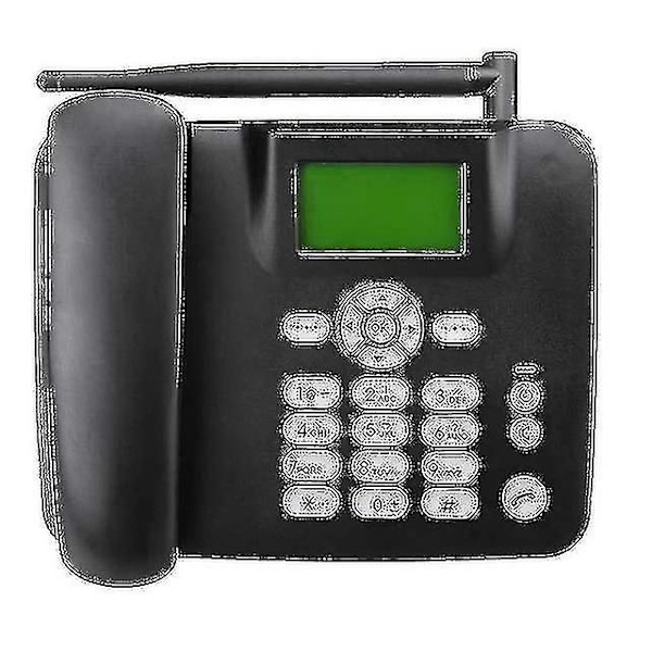 Trådlös telefon 4g skrivbordstelefon stödjer Gsm 850/900/18001900mhzSIM-kort trådlös telefon med antennradio 1 -GSL