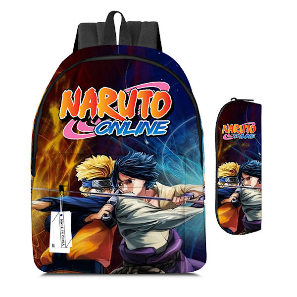Anime Naruto -reppu, kaksiosainen setti, ala- ja yläasteen oppilaille, lasten reppu Style