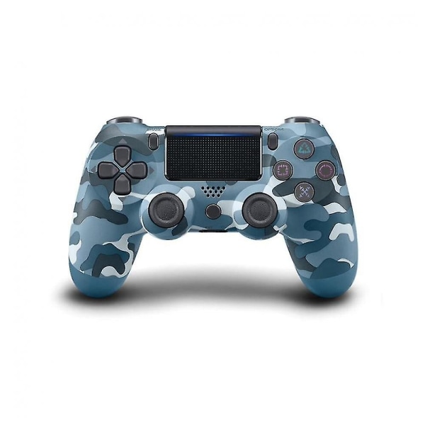 Trådløs Dualshock Bluetooth-spillkontroller for Playstation4 /ps4/ps3 blue cam