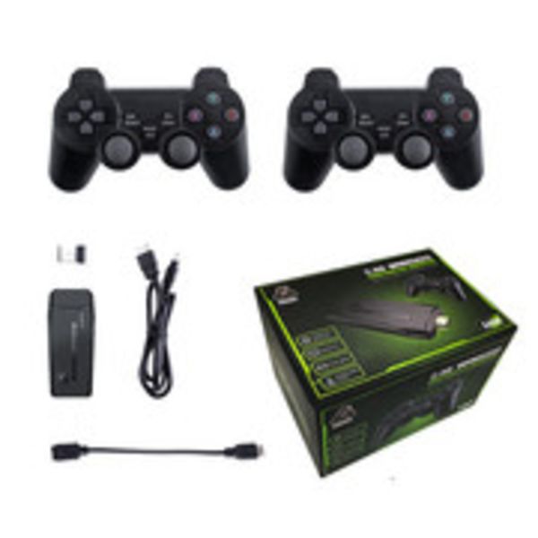 2024 Ny 20000+ 4k HDMI TV Videospel Stick Retro Spelkonsol med 2 Trådlösa Kontroller 4k Spel Stick 100% Ny(64G)