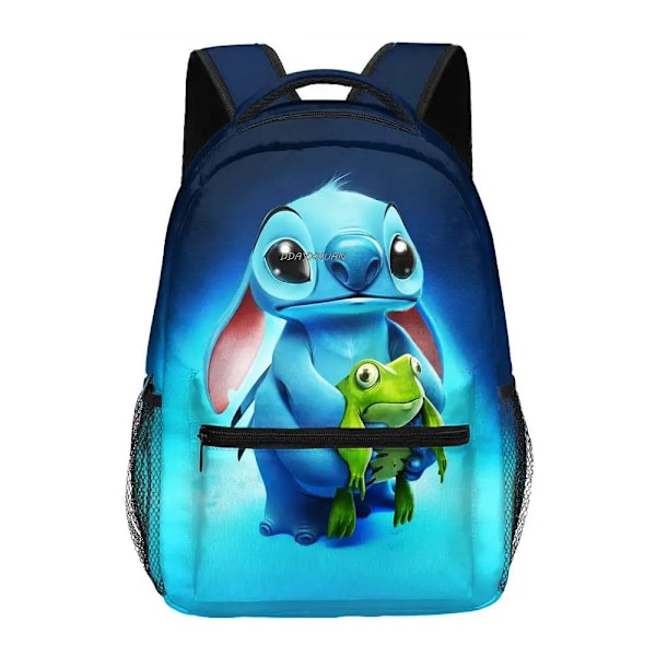 Disney Lilo Stitch Kawaii Pojkar Flickor Barn Skolväskor Kvinnor Hög Kapacitet Ryggsäck Tonåringar Resväska Mochila Escolar style 10