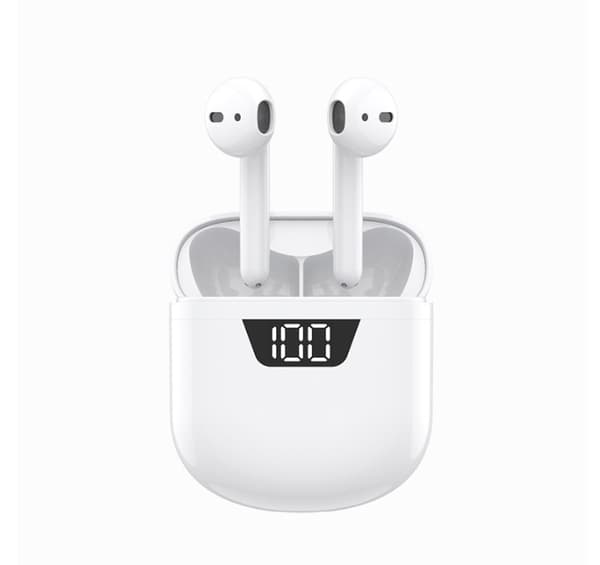Trådløse Hovedtelefoner, Bluetooth 5.3 Headset, Batteriindikator, Blå