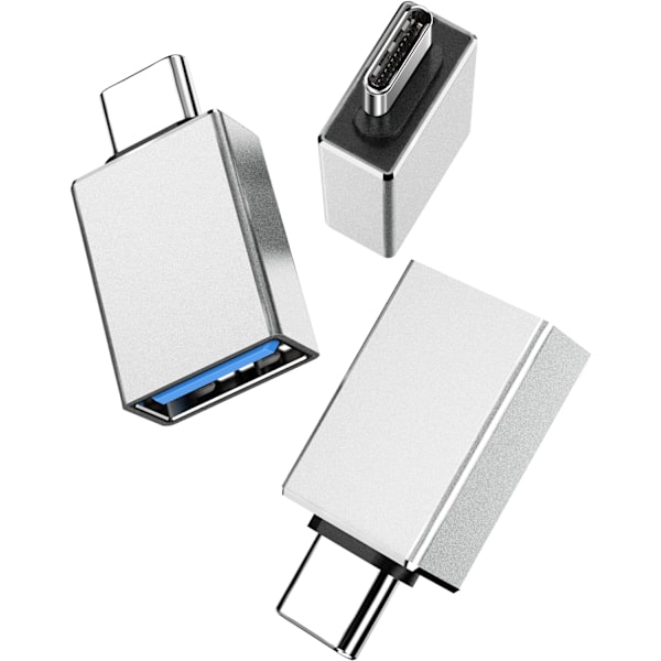 USB C till USB 3.1 OTG-adapter (3-pack), USB Typ C hane till USB A