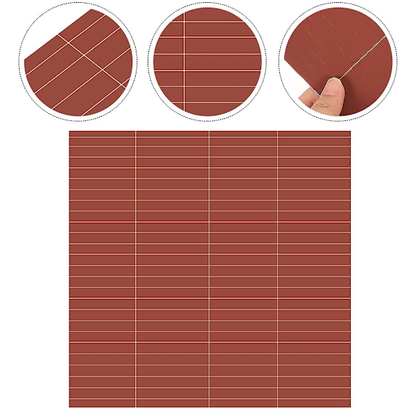 DIY Match papir 108 stk Selvklistrende Fyrstikker Fyrstikker Papir