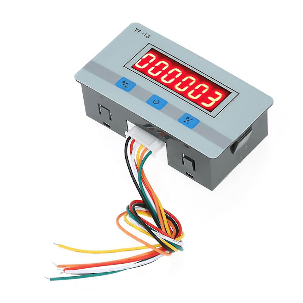 Mini LED Digital Counter Module DC/AC5V~24V Electronic Totalizer with NPN and PNP Signal Interface