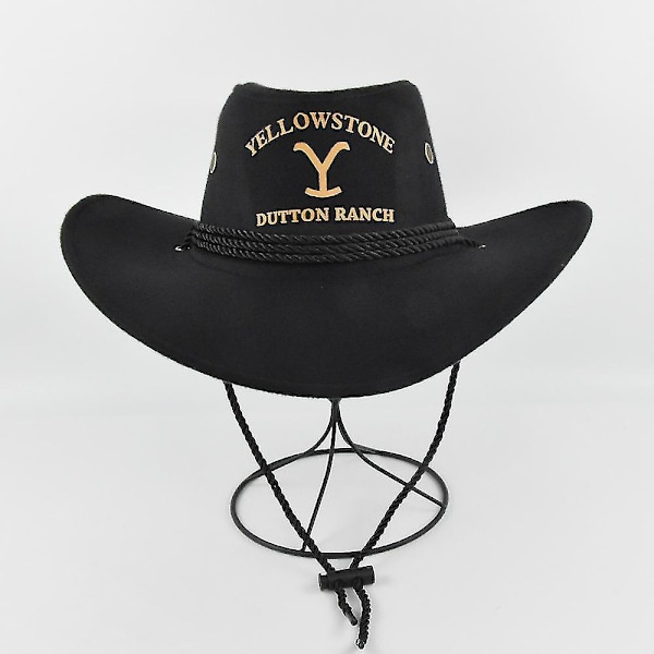 Eurooppalainen ja amerikkalainen Yellowstone kaareva lippa cowboy-hattu retro jazz-hattu Yellowstone cowboy-hattu ritarihattu
