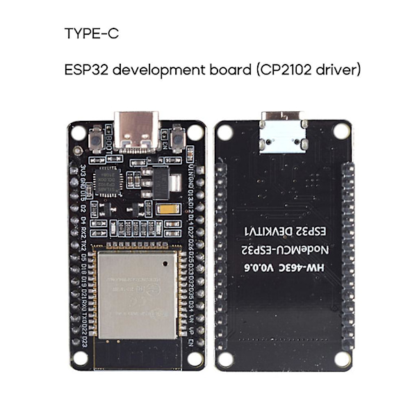 HW 463C ESP-WROOM-32 Dual-Mode Dual Cores WiFi + Bluetooth Utvecklingskort