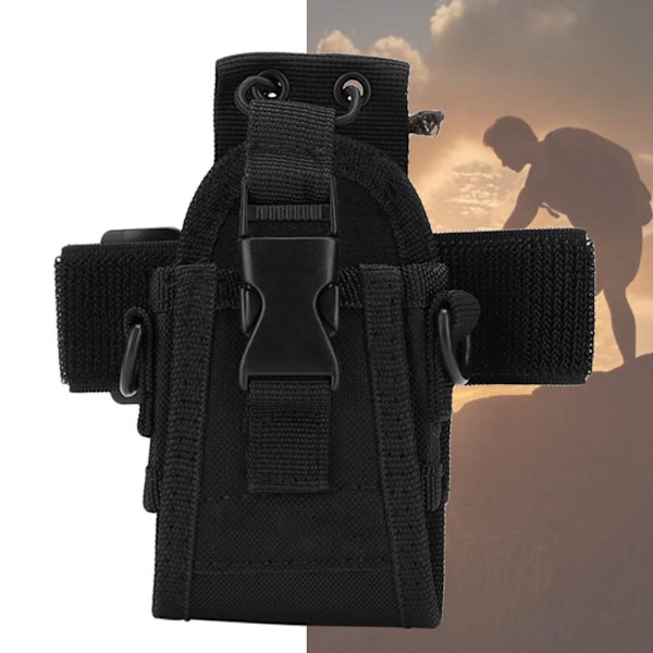 Bärbar nylonväska för walkie-talkie för utomhusbruk, för Baofeng UV 5R UV 5RA UV 82 UV B5