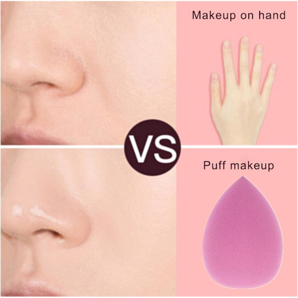 Meikkisieni, 8 kpl Kauneusmeikki sekoitus Sieni Puff Blender Foundation Sieni Peiteaine Sieni Applikaattori Sienet