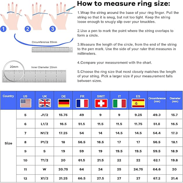 Anti Angst Fidget Ring Rustfrit Stål Spinner Ring Sol Måne Stjerne Roterbar Størrelse W