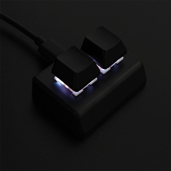 Makro-ohjelmoitava RGB-mini-näppäimistö Pelikäyttöön Piirustukseen Punaiset Kytkimet Mukautettava Näppäimistö Osu-pelikäyttöön