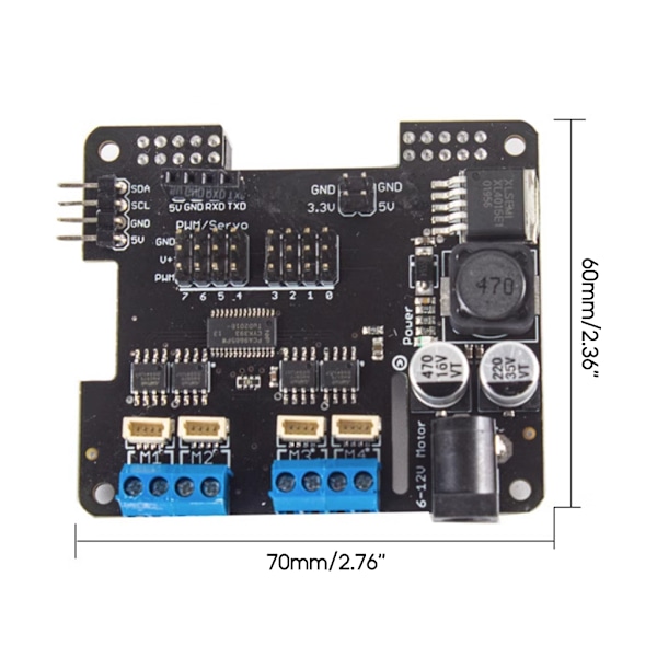 forRaspberryPi Motor Board med WIFI fjernbetjening og multi-niveau udvidelse