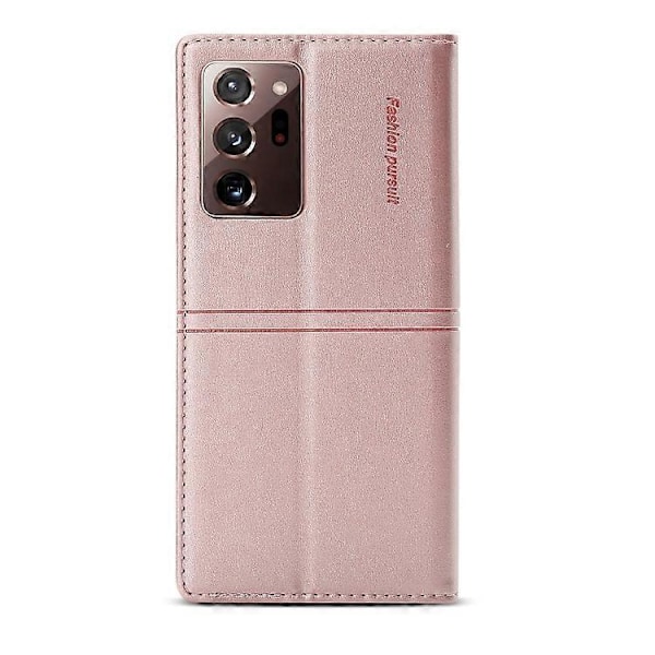 Til Samsung Galaxy Note20 Ultra Dream Magnetisk Suge Business Horisontal Flip PU Læder Etui med Holder & Kort Slot & Pung[qb] Rose Gold