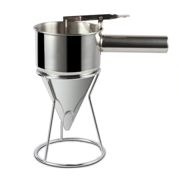 Funnel Confectionery funnels in stainless steel with stand Batter dispenser