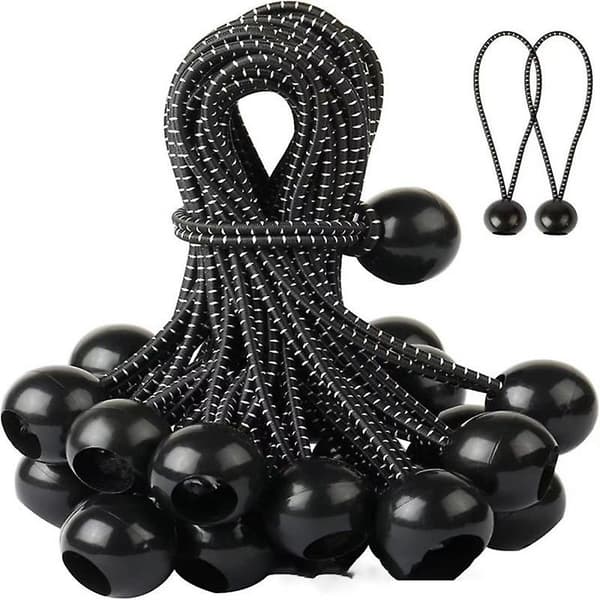 Multifunktionel Elastisk Solid Plastik Reb Bold Presenning Trampolin Telt Elastikker Snore Fastgørelsesstropper 15cm833