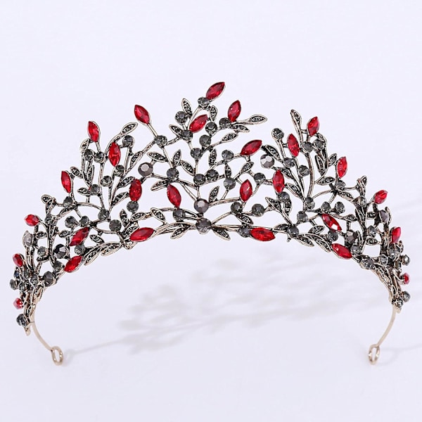 Tiara for kvinner, dronning gotisk krone, bryllup tiara skjønnhetskonkurranse krone, brudens hårtilbehør for kvinner pannebånd, wz-1626