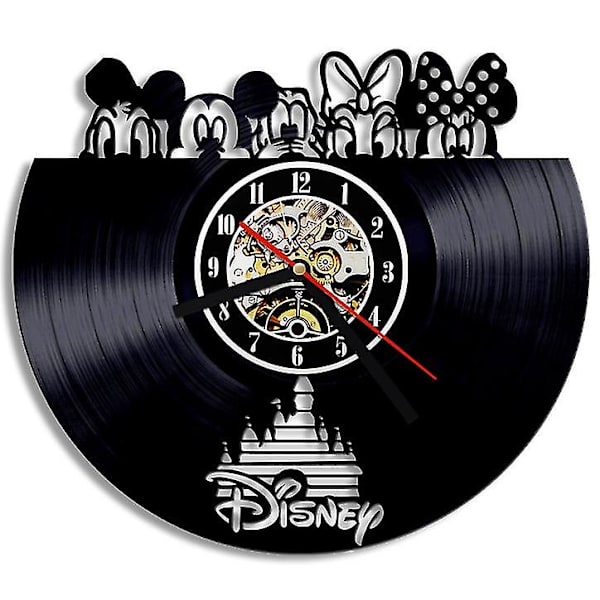 Disney väggklocka, retro heminredning väggklocka
