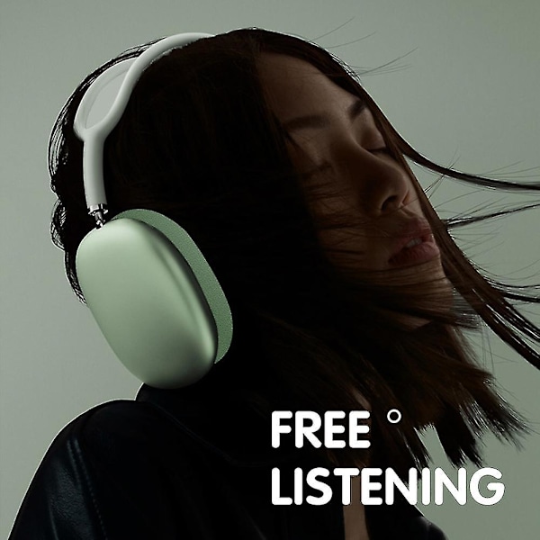 P9 Over-Ear Høretelefoner Hukommelsesskum Fuld Dækning Headset Aktiv Støjreduktion Green