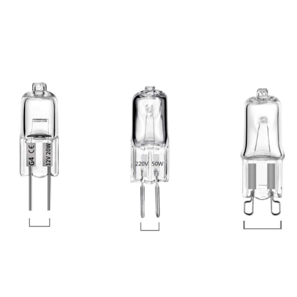 Halogenpæreperler G4 G5.3 Pære G9 220V 40W FROSTET G9 220V 40W Frosted G9 220V 40W Frosted