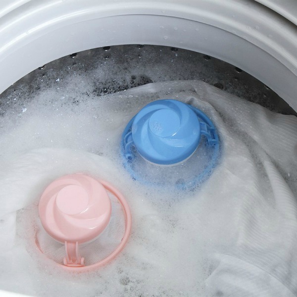 Hårborttagningsfilter Nätkläder Tvättmembranfilter L Blå Blue 1 pc
