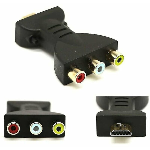 Rød Hvit Gul HDMI-adapter HDMI til AV-omformer hdmi til av-adapter