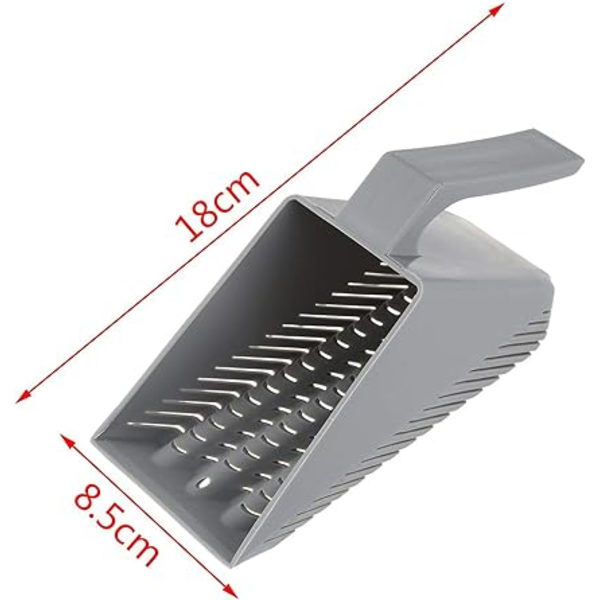 Akvariefisk Tank Grus Sand Scoop Shovel Scraper