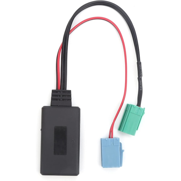 Qiilu Auto Audio Adapter, Auto Audio Adapter, Mini ISO 6Pin 8Pin Bilmusikforbindelse Bluetooth 5.0 AUX-kabel til Renault Clio/Espace/Kangoo/Laguna