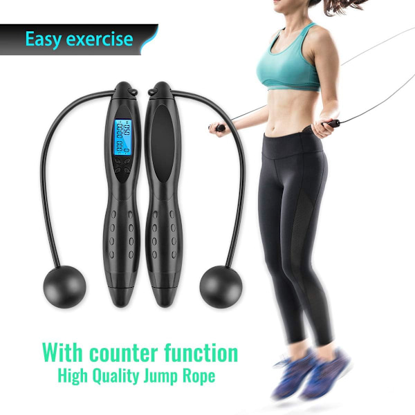 Hopprep fitness Digital trådlös hopprep