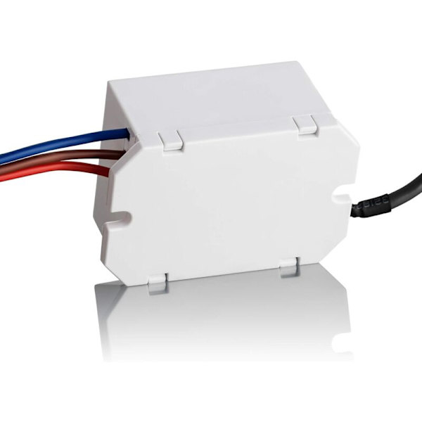 Mini innendørs bevegelsessensor, innfelt takmontering, programmerbar, infrarød sensor, rekkevidde 6m/360°, egnet LED-Fei Yu
