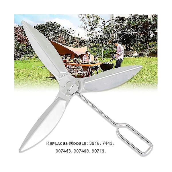 18-1/2-tommers Grills One-Touch Rengjøringssystem Kit, for 7443 90719 Kullgriller/Kulegriller Reservedeler[qb] Silver