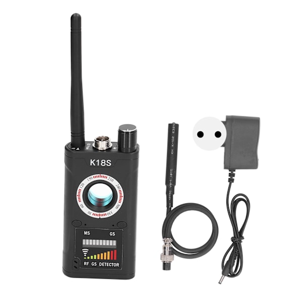 Handheld Recording Blocker Wiretapping Signal Detector Anti-Tapping Device 1MHz to 8000MHz 100‑240V EU Plug