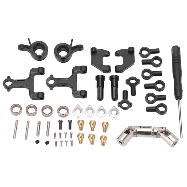 RC Front Upper Lower Set med drivaksel for WPL D12 D42 D-serie fjernkontrollbil