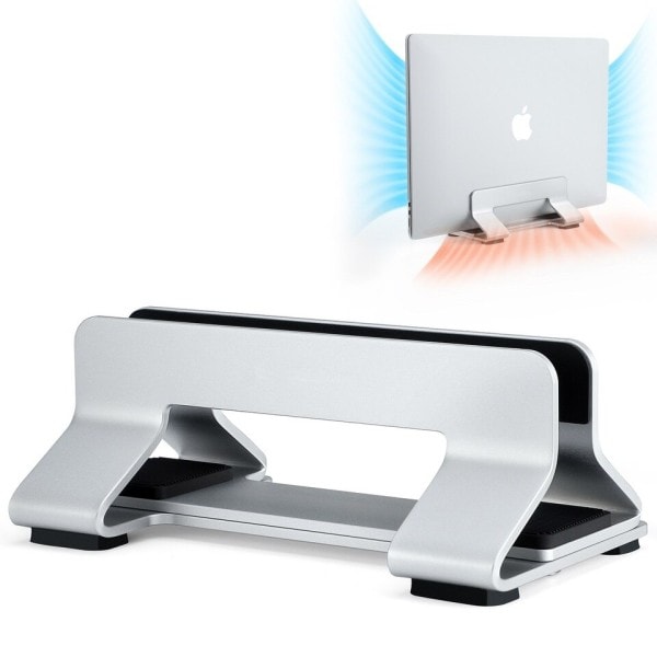 Vertikal bærbar computer stand aluminium justerbar bærbar computer holder