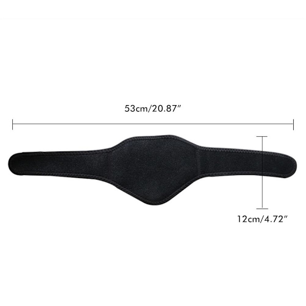 Magnetisk värme, självuppvärmande nackkudde massageband, nackstöd, 9 magnetiska stenar