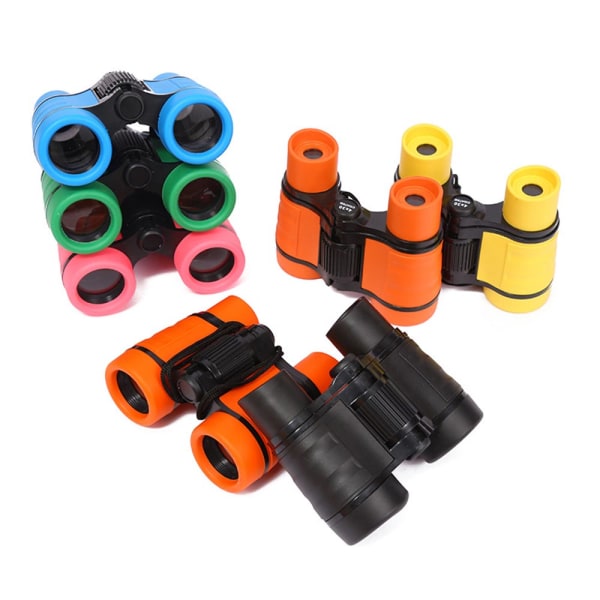 4x30mm Leksakskikare för Barn Vattentät Hopvikbar Liten Teleskop Yellow 3