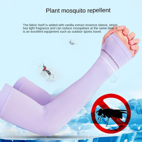 Solskyddsarmskydd Armhylsor LILAJÄRN purple