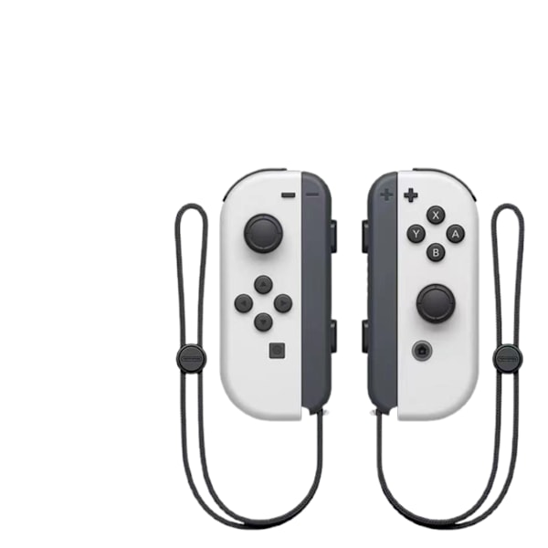Nintendo Switch -ohjain Joycon langaton Bluetooth-peliohjain etäherätyksellä ja narulla white