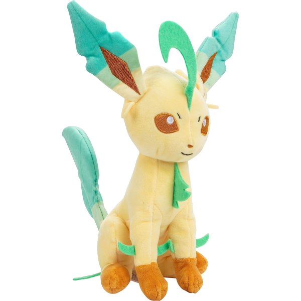 8\" Pokmon Leafeon plysj - Kvalitets- og mykt utstoppet dyreleke - Flott gave til barn, gutter, jenter og fans