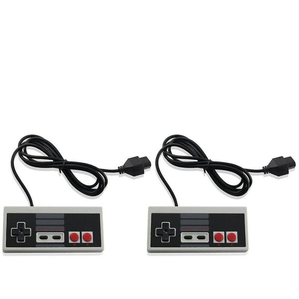 Tvåpack nya ersättningskontroller (omärkta) för den ursprungliga NES-004-spelkontrollen